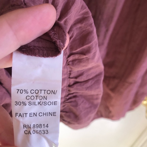 ❤️Stella Carakasi Tunic Shirt Dress Silk Lagenlook Style Oversized Pockets S - Picture 10 of 11